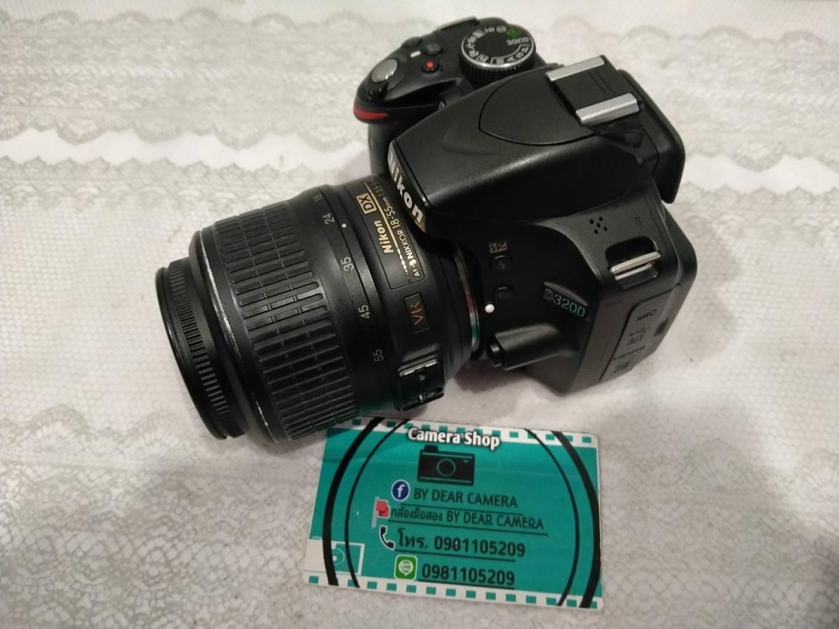 Nikon D3200 พร้อมเลนส์ ส่งฟรี นัดรับได้ จ่ายเงินปลายทางได้ค่ะ